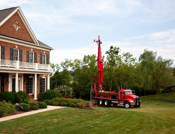 Pinckney Well Drilling & Geothermal | Coastal areas of SC and GA | drilling well in yard